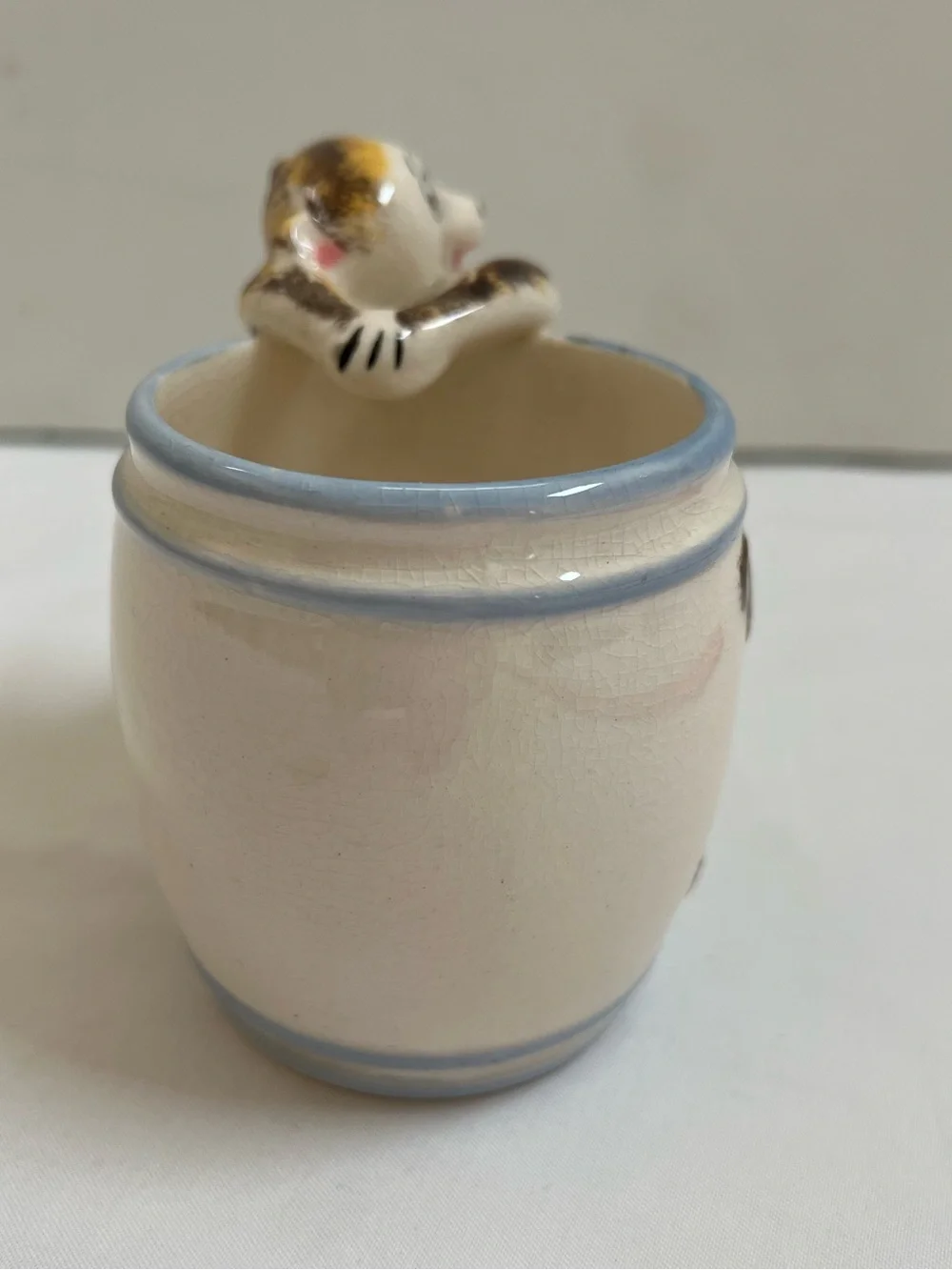 Vintage Honey Bear Farm Children's Cup Mug For Milk  Juice 1950’s Hand Decorated